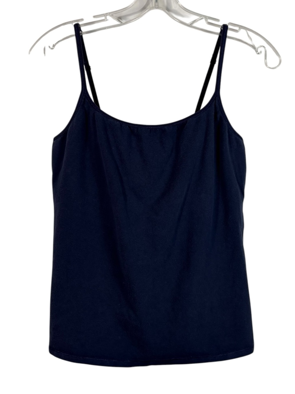 Victoria's Secret Vintage Y2K Dark Navy Blue Fitted Camisole Tank Top XL Model